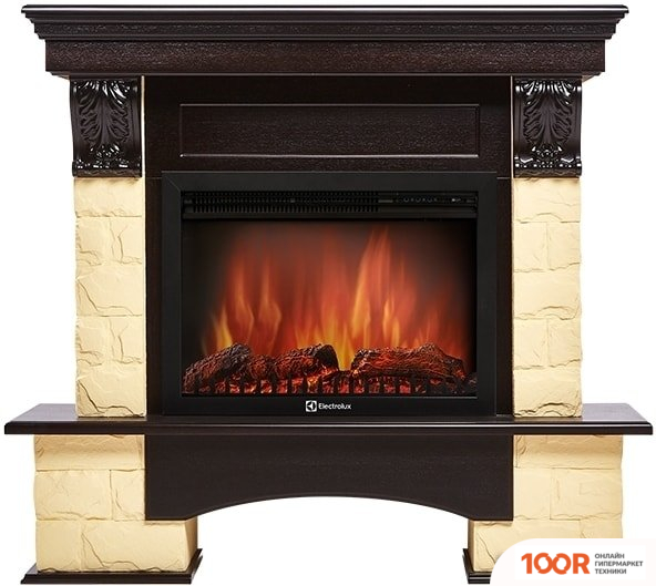 Firelight FORTE 25S (КАМЕНЬ БЕЖЕВЫЙ/ШПОН ВЕНГЕ) (322363)