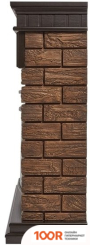 Firelight BRICKS WOOD 25 (КАМЕНЬ ТЕМНЫЙ/ШПОН ВЕНГЕ) (322342)