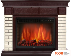 Firelight BRICKS 30 (КАМЕНЬ БЕЖЕВЫЙ/ШПОН ТЕМНЫЙ ДУБ) (322339)