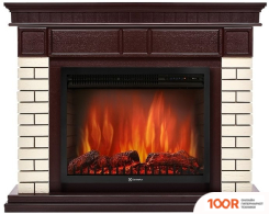 Firelight BRICKS 25 (КАМЕНЬ БЕЖЕВЫЙ/ШПОН ТЕМНЫЙ ДУБ) (322337)