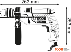 Bosch GSB 550 PROFESSIONAL 06011A1023 (321829)