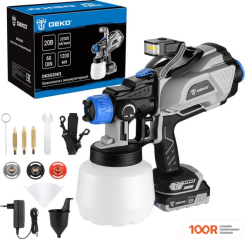 Deko DKSG20K3 (С 1-ИМ АКБ, СЕРЫЙ/ЧЕРНЫЙ) (320293)