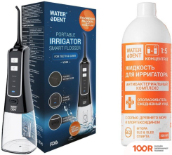 Waterdent SMART FLOSSER V300 + ЖИДКОСТЬ ДЛЯ ИРРИГАТОРА АНТИБАКТЕРИАЛЬНЫЙ КОМПЛЕКС 100 МЛ (320222)