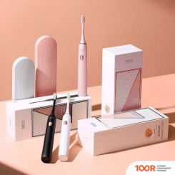 Soocas X3U (ФУТЛЯР, 3 НАСАДКИ, РОЗОВЫЙ) (320192)