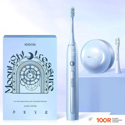 Soocas X3 PRO (ГОЛУБОЙ, 1 НАСАДКА STANDART, UV-БОКС) (320181)