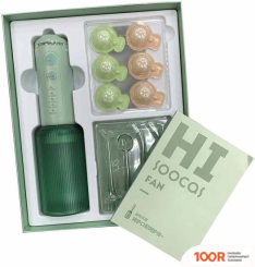 Soocas W3F (С ГЕЛЕМ, 4 НАСАДКИ, ЗЕЛЕНЫЙ) (320179)