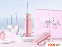 Soocas W1 (РОЗОВЫЙ, 4 НАСАДКИ, ЧЕХОЛ, ОПОЛАСКИВАТЕЛЬ) (320172)