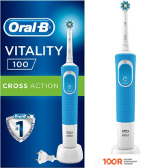 Oral-B VITALITY CROSSACTION D100.413.1 (ГОЛУБОЙ) (319893)