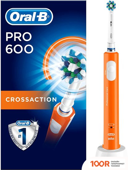 Oral-B PRO 600 CROSS ACTION D16.513 (ОРАНЖЕВЫЙ) (319828)