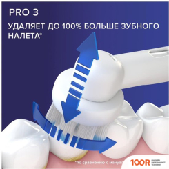 Oral-B PRO 3 3900 DUO CROSS ACTION + SENSI WHITE D505.523.3H (319818)