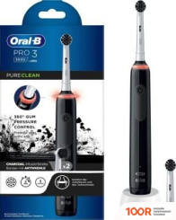 Oral-B PRO 3 3000 PURE CLEAN BLACK D505.523.3 8006540760666 (ЧЕРНЫЙ) (319813)