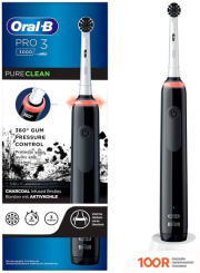 Oral-B PRO 3 3000 PURE CLEAN BLACK D505.513.3 (ЧЕРНЫЙ) (319812)