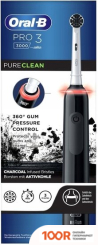 Oral-B PRO 3 3000 PURE CLEAN BLACK D505.513.3 (ЧЕРНЫЙ) (319812)