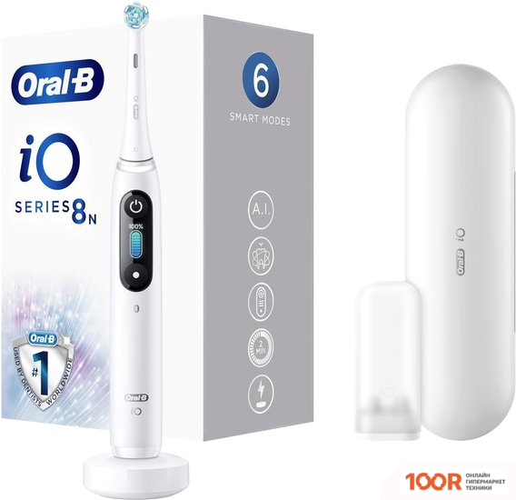 Oral-B IO 8N (БЕЛЫЙ, 1 НАСАДКА) (319743)