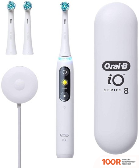 Oral-B IO 8 (БЕЛЫЙ, 3 НАСАДКИ) (319739)