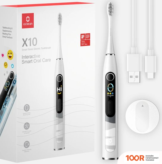 Oclean X10 SMART ELECTRIC TOOTHBRUSH (СЕРЫЙ) (319695)