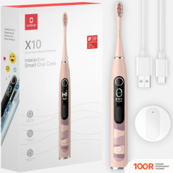 Oclean X10 SMART ELECTRIC TOOTHBRUSH (РОЗОВЫЙ) (319694)