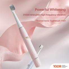 Bomidi T501 SONIC ELECTRIC TOOTHBRUSH (РОЗОВЫЙ) (319435)