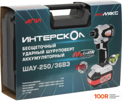 Интерскол ШАУ-250/36ВЭ 862.2.2.70 (С 2-МЯ АКБ, КЕЙС) (319114)