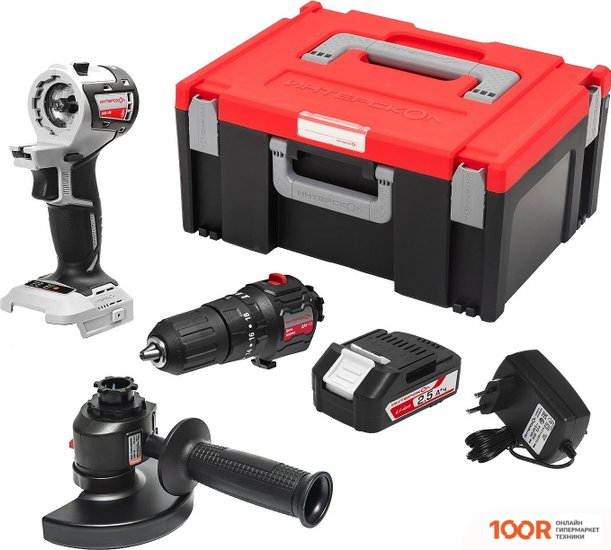 Интерскол МУЛЬТИМАКС СДЕЛАЙ САМ 755.2.2.45 (С 1-ИМ АКБ, КЕЙС) (319108)