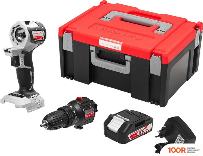 Интерскол МУЛЬТИМАКС БАЗОВЫЙ 755.2.1.45 (С 1-ИМ АКБ, КЕЙС) (319106)