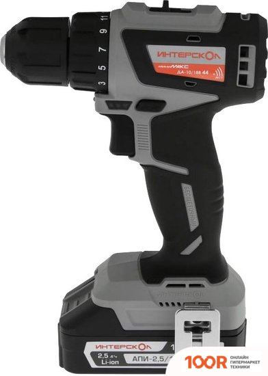 Интерскол МИНИМАКС ДА-10/18В (С 2-МЯ АКБ, КЕЙС) (319099)