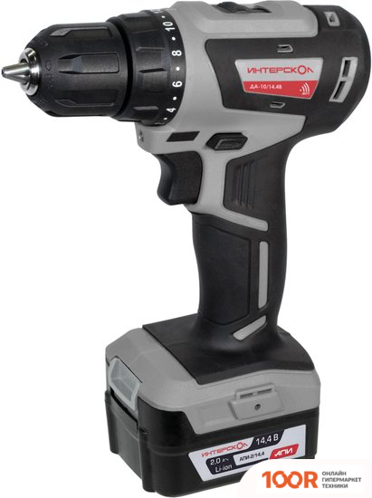 Интерскол МИНИМАКС ДА-10/14.4В (С 2-МЯ АКБ 2 АЧ, КЕЙС) (319098)