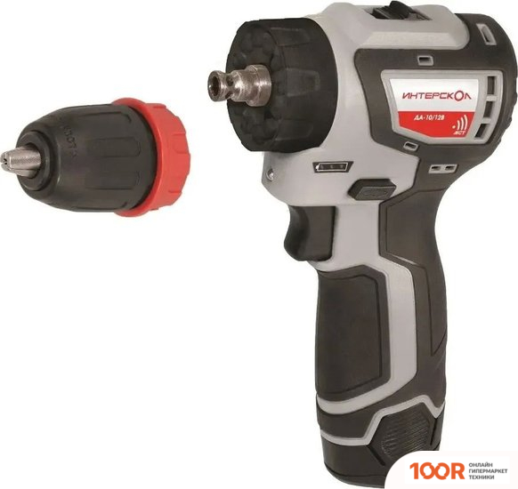 Интерскол КОМБИМАКС ДА-10/12В 36 687.2.2.77 (С 2-МЯ АКБ, СУМКА) (319094)