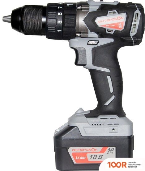 Интерскол ДАУ-13/18В 574.4.1.70 (С 1-ИМ АКБ, КЕЙС) (319078)