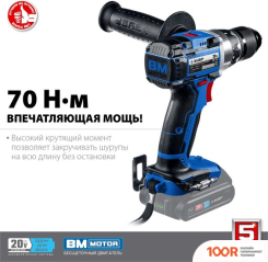 Зубр ПРОФЕССИОНАЛ DB-201 (БЕЗ АКБ) (319013)