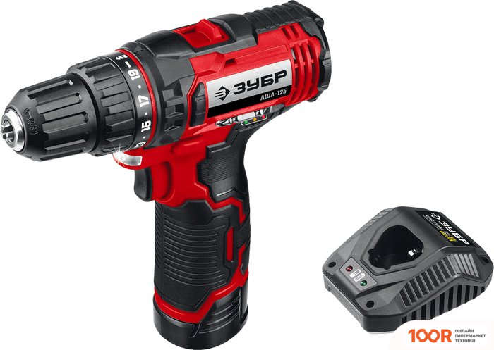 Зубр МАСТЕР ДШЛ-125-21 (С 1-М АКБ) (319002)