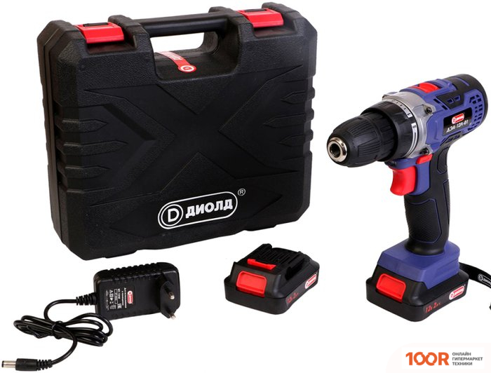 ДИОЛД ДЭА-12Л-01 (С 2-МЯ АКБ, КЕЙС) (318947)