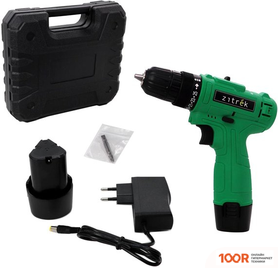 Zitrek GREEN 12-LI-ION PLUS 063-4042 (С 2-МЯ АКБ, КЕЙС) (318869)
