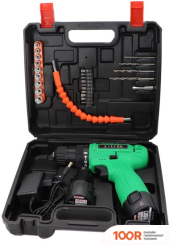 Zitrek GREEN 12-LI-ION 063-4043 (С 2-МЯ АКБ, КЕЙС, ОСНАСТКА) (318868)