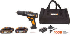 Worx WX371.3 (С 2-МЯ АКБ, СУМКА) (318828)