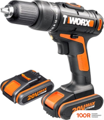 Worx WX371.1 (С 2-МЯ АКБ, КЕЙС) (318827)