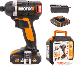 Worx WX292 (С 2-МЯ АКБ, КЕЙС) (318824)