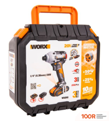 Worx WX261 (С 2-МЯ АКБ, КЕЙС) (318818)