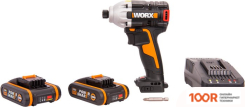 Worx WX261 (С 2-МЯ АКБ, КЕЙС) (318818)