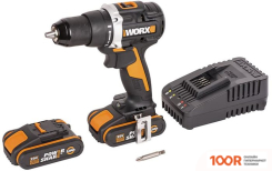 Worx WX102 (С 2-МЯ АКБ, КЕЙС) (318808)