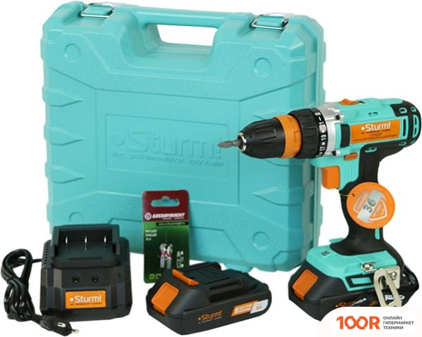Sturm CD3620T (С 2-МЯ АКБ, КЕЙС) (318570)