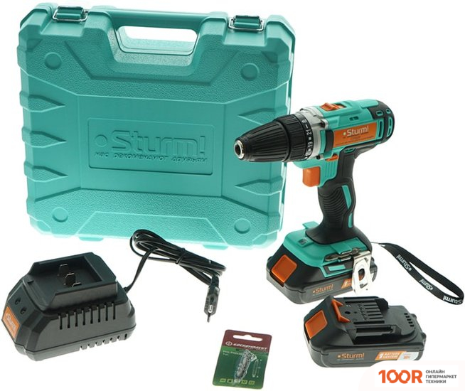 Sturm CD3618T (С 2-МЯ АКБ, КЕЙС) (318568)