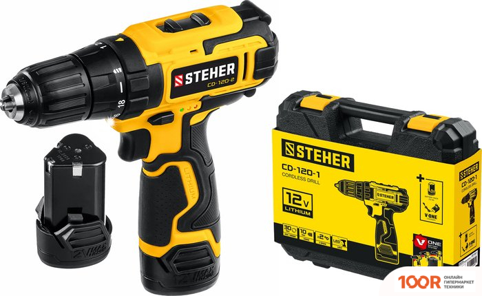 Steher CD-120-2 (С 2-МЯ АКБ, КЕЙС) (318519)