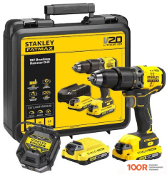 Stanley SFMCD715D2K (С 2-МЯ АКБ, КЕЙС) (318497)