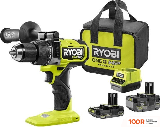 Ryobi RPD18X-242S 5133005283 (С 2-МЯ АКБ 2 АЧ+4 АЧ, СУМКА) (318465)