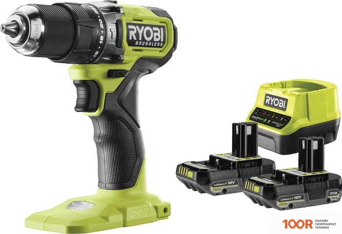 Ryobi RPD18BL1-2C20S 5133006139 (С 2-МЯ АКБ) (318462)
