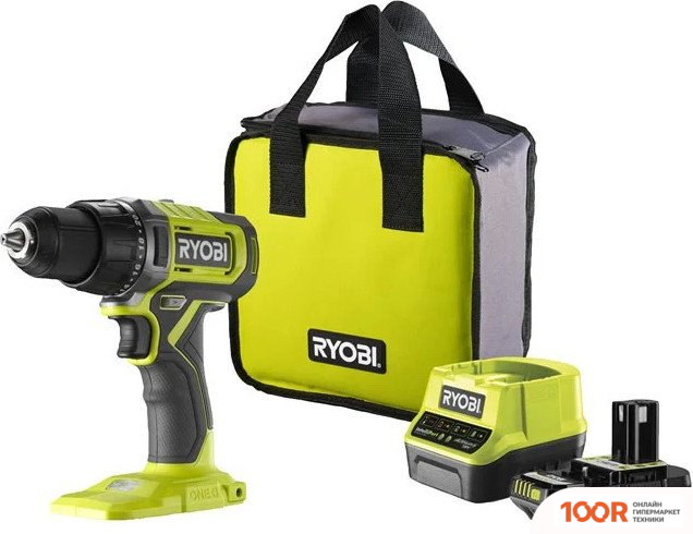 Ryobi RDD18-1C20S 5133005519 (С 1-ИМ АКБ 2 АЧ, СУМКА) (318445)