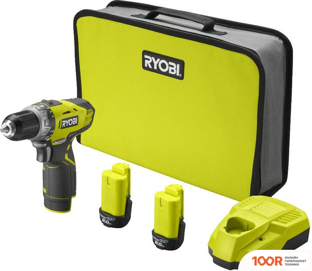 Ryobi RCD1201-220S 5133005059 (С 2-МЯ АКБ, СУМКА) (318442)