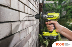 Ryobi R18PD31-225S 5133003433 (С 2-МЯ АКБ, СУМКА) (318435)