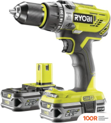 Ryobi R18PD31-225S 5133003433 (С 2-МЯ АКБ, СУМКА) (318435)